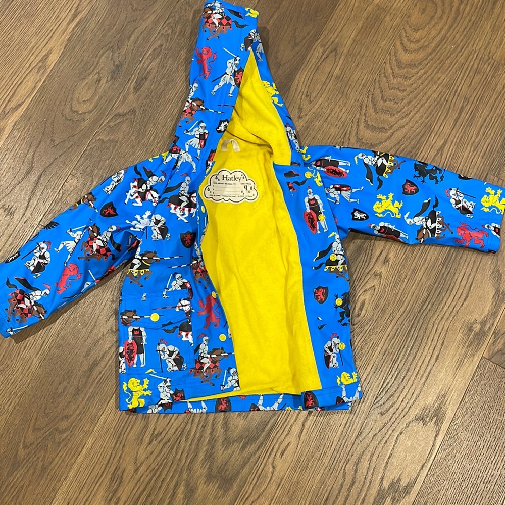 Hatley size 4 rain jacket
